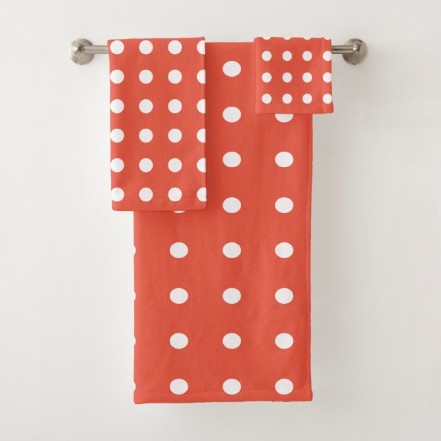Pois orange et blanc (En situation)