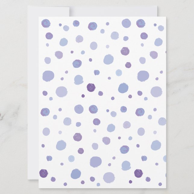 pois peint à la main (Devant)