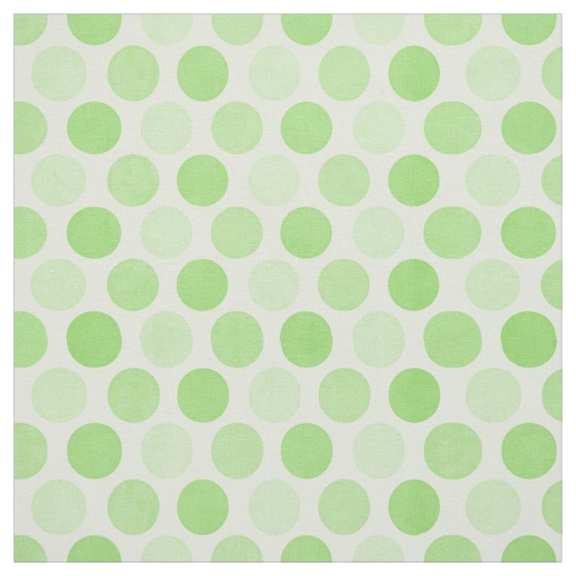 Pois point tissu vert (Échantillon)