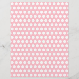 Pois rose et blanc