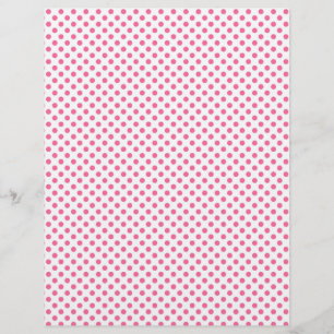Pois rose point scrapbook conception papier