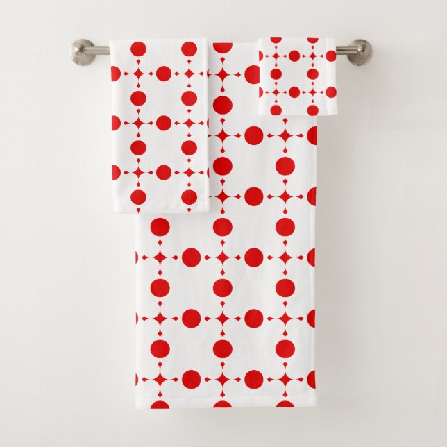 Pois rouges, Motif à points polka, points, pointil (En situation)