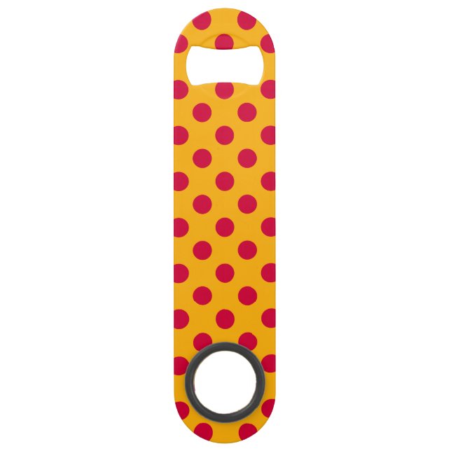 Pois rouges sur jaune (Devant)