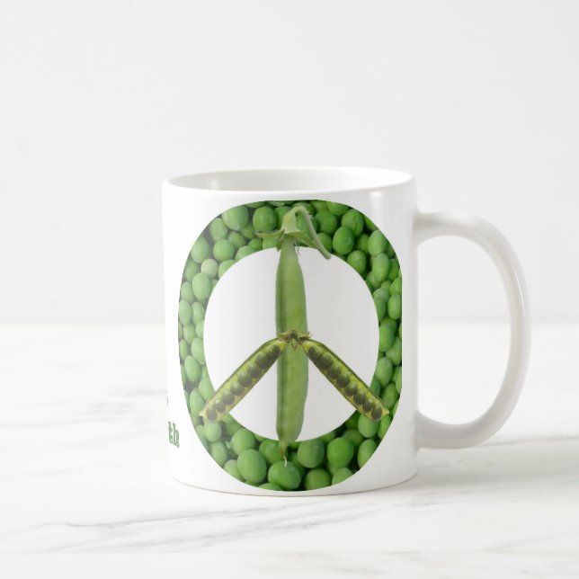 Pois sur la tasse de la terre (Droite)