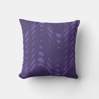 Pois violet rétro Art Design Coussin Abstrait