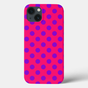 Pois violets sur le Coque cerise coque iphone-Mate