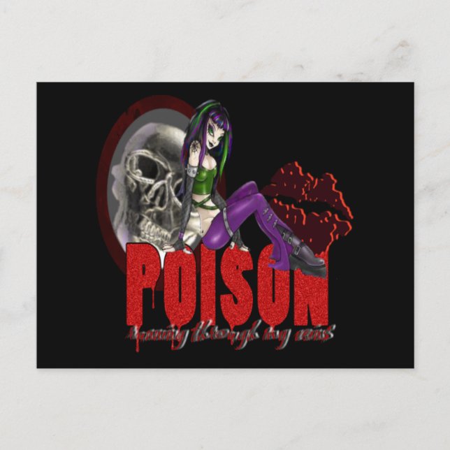 Poison - Carte postale (Devant)