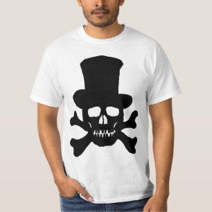 Poison Crâne et os croisés avec T-shirt Top Hat