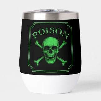 Poison Crâne et os croisés Halloween Design Imprim