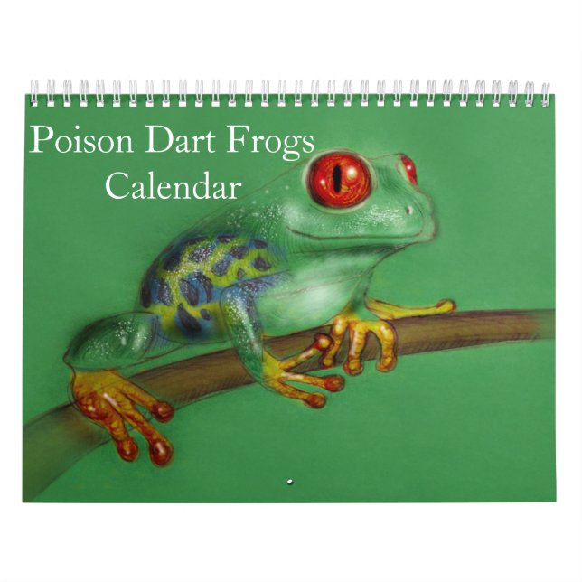 Poison dart grenouilles calendrier 2025 (Protection)