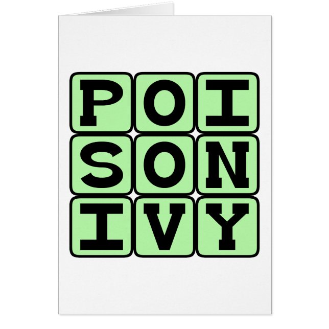 Poison Ivy, Plante Itchy (Devant)