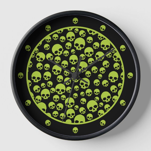 Poison Vert Random Motif Grosse horloge (Recto)