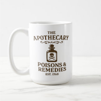 Poisons & Remedies Coffee Mug – Apothecary-Style