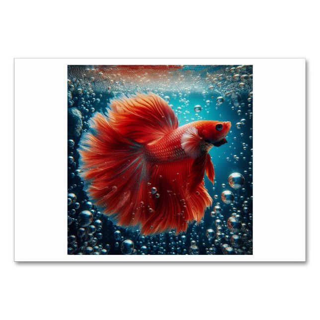 Poisson (鱼 / yú) - Cartes Flash chinoises (Devant)