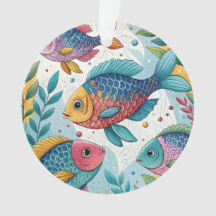 Poisson arc-en-ciel sous-marin