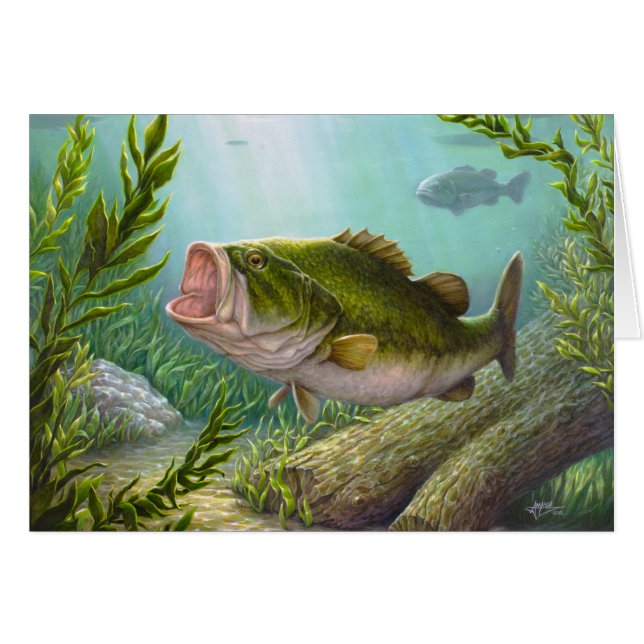 Poisson basse (Devant horizontal)