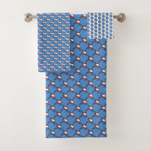 Poisson bleu et rouge