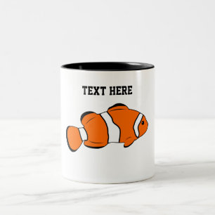 Poisson Clown Mug à café à deux tons