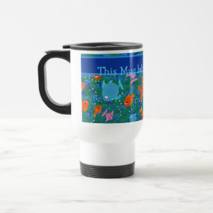 Poisson coloré dans la mer Mug de voyage personnal