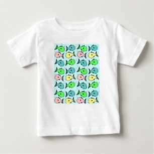 Poisson coloré - T-shirt bébé
