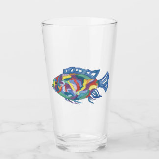 Poisson d'aquarelle de verre