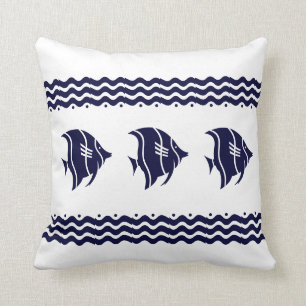 poisson de la marine sur la côte COUSSIN blanche