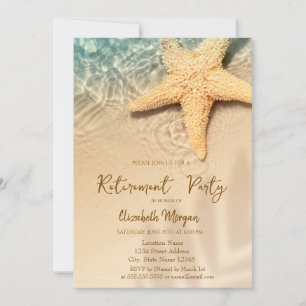 Poisson de mer de plage Invitation à la retraite