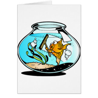Poisson de nettoyage de printemps amusant