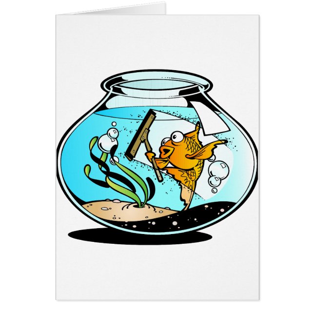 Poisson de nettoyage de printemps amusant (Devant)