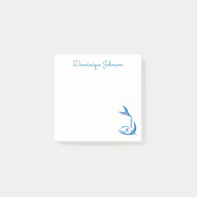 Poisson Dessin Post-It® personnalisé (Devant)