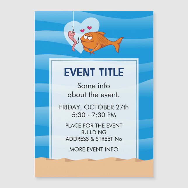 Poisson et appât en amour (Devant)