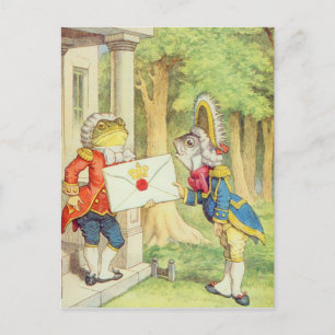 Poisson-Fantassin fournissant une invitation à a