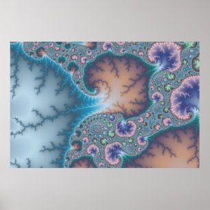 Poisson-gelée - Poster fractal