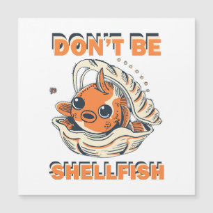 Poisson hilarant dans un Art de coquillage