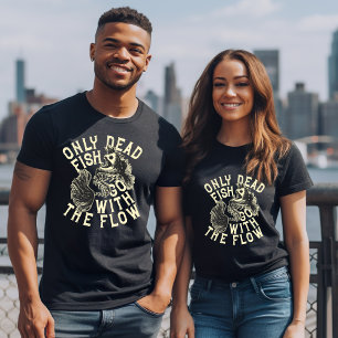 Poisson mort aller avec le T-shirt Flow