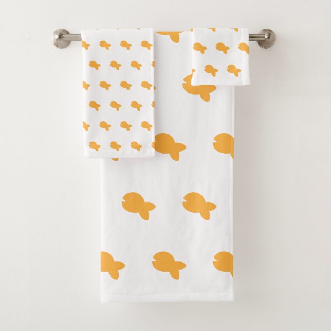 Poisson Orange Poisson Enfants Blanc     (En situation)