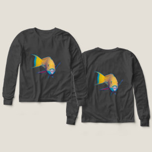 Poisson perroquet - Conception abstraite - Découpé