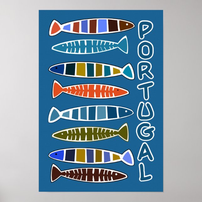Poisson PORTUGAL Motif affiche (Devant)