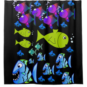 Poisson rideau de douche