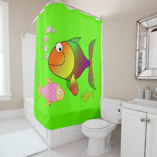 Poisson rideau de douche