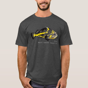 Poisson-roche jaune - T-shirt noir de base