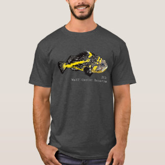 Poisson-roche jaune - T-shirt noir de base