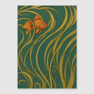 Poisson rouge Art Nouveau