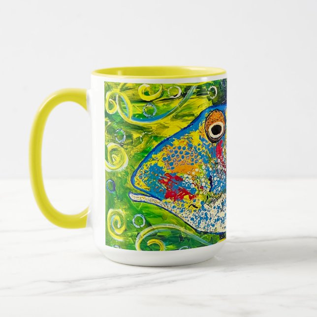 Poisson-Trigger Mug jaune (Gauche)