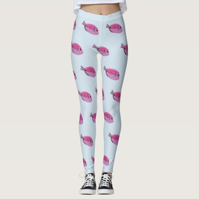 Poisson tropical Leggings personnalisés (Devant)