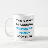 poisson tropical personne, énorme Mug