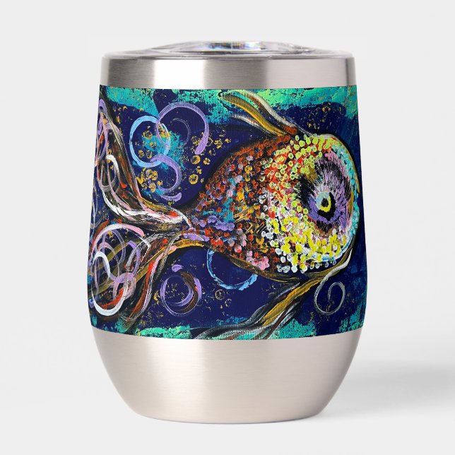 Poisson Vin Tumbler chaud ou froid (Avant)