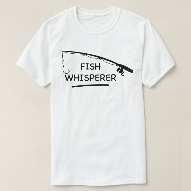 Poisson Whisperer Pêche T-Shirt Homme (Design devant)
