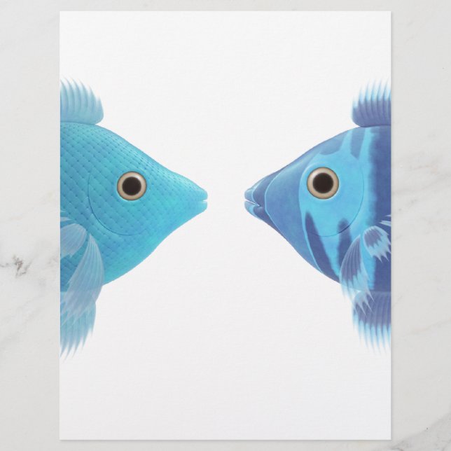 poissons bleus (Devant)