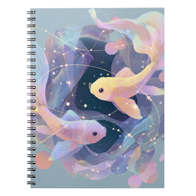 Poissons Carnet Zodiaque - Dreamy Céleste Poisson (Devant)